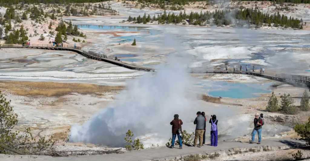 Tragic last moments of man recorded before he dipped finger in Yellowstone hot spring, accidentally fell in and dissolved within a day