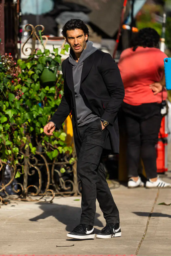 Baldoni on the set of It Ends With Us. Credit:	Gotham / Getty