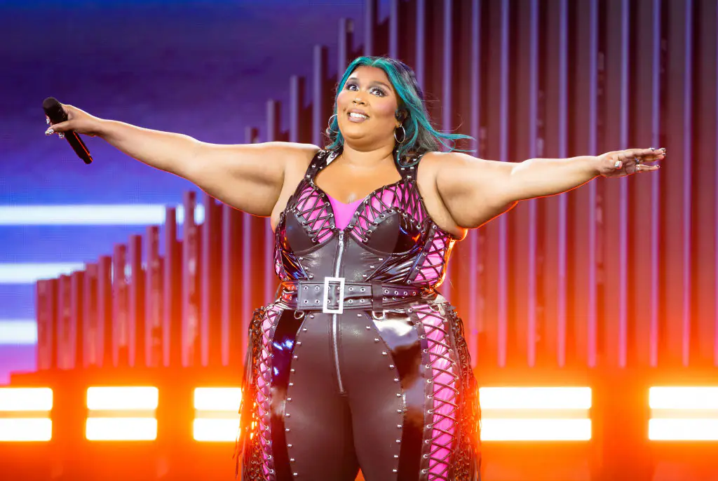 Lizzo announced that she lost 16% of her body fat in April. Credit: Samir Hussein / Getty