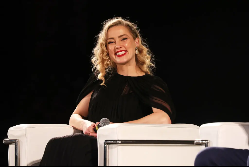 Amber Heard reveals she's welcomed twins