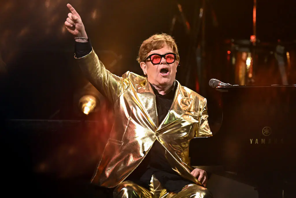 The vision problems began with an infection John contracted while in the South of France. Credit: Leon Neal / Getty