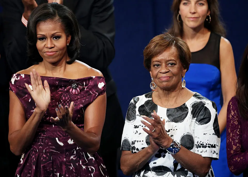 Michelle Obama's mom, Marian Robinson, passed away. Credit: Win McNamee / Getty