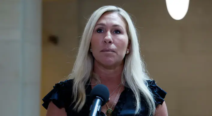 Jaw-dropping moment US governor tells reporter to 'go back to your country' in tense exchange