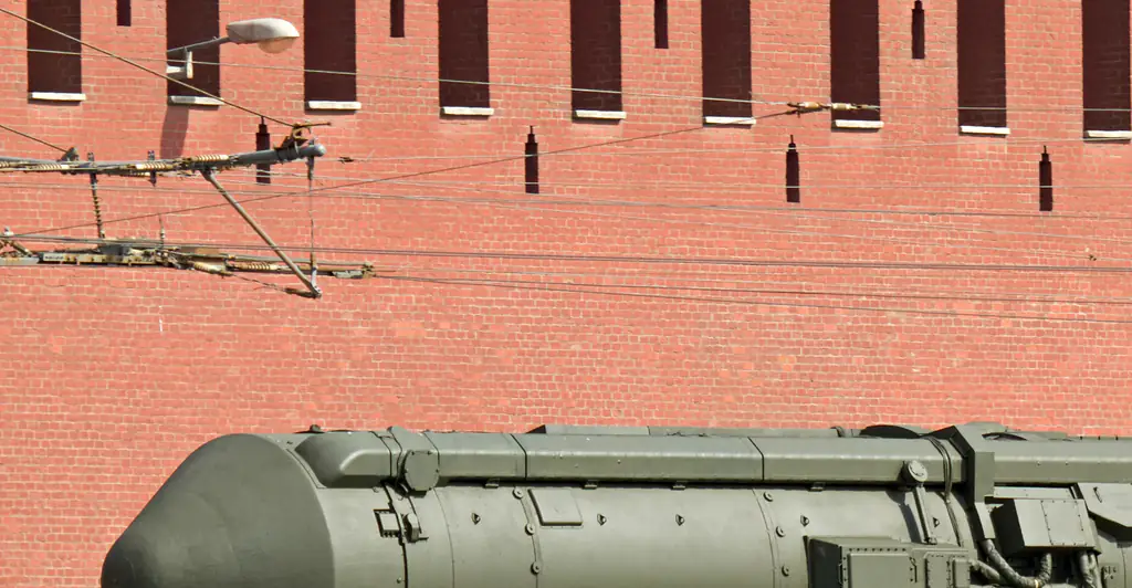 Russia's Topol M missile is a very powerful nuclear charge. Credit: Rusm / Getty