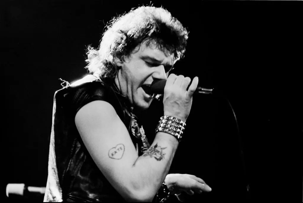 Di'Anno was the lead singer of the band for just over three years. Credit: Paul Natkin/Getty 