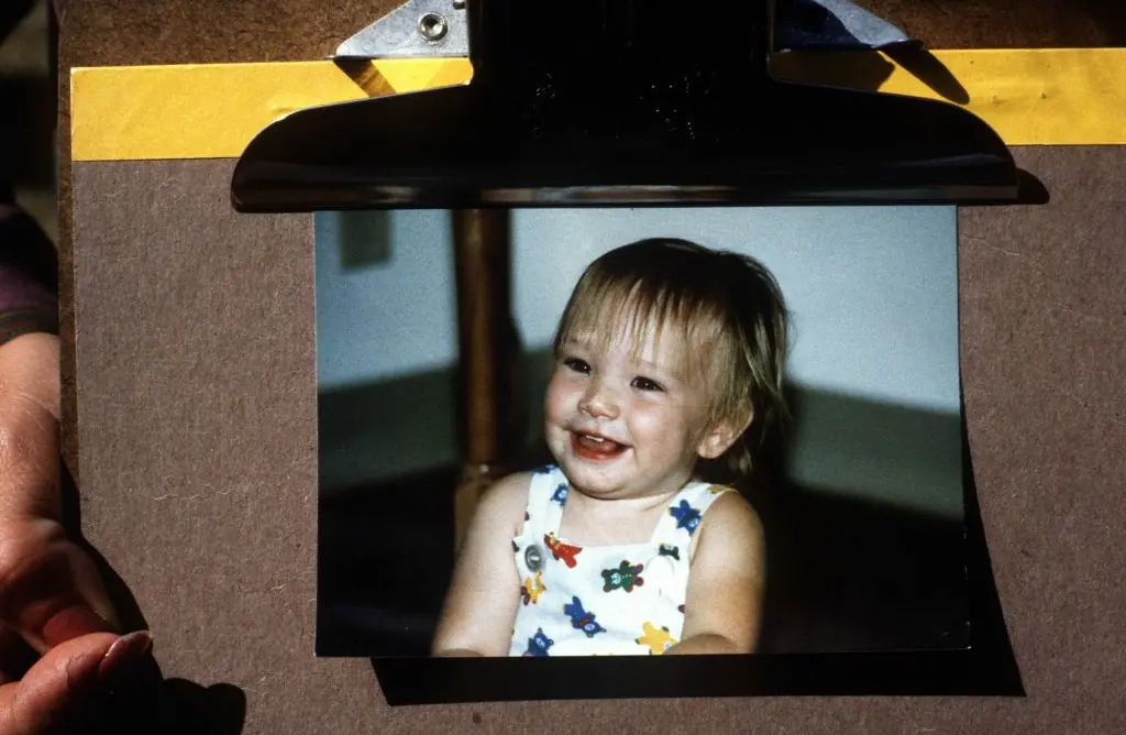 18 month old Jessica McClure fell into an eight inch diameter well pipe in the backyard of her aunt in Midland, Texas.Credit: Barbara Laing / Getty