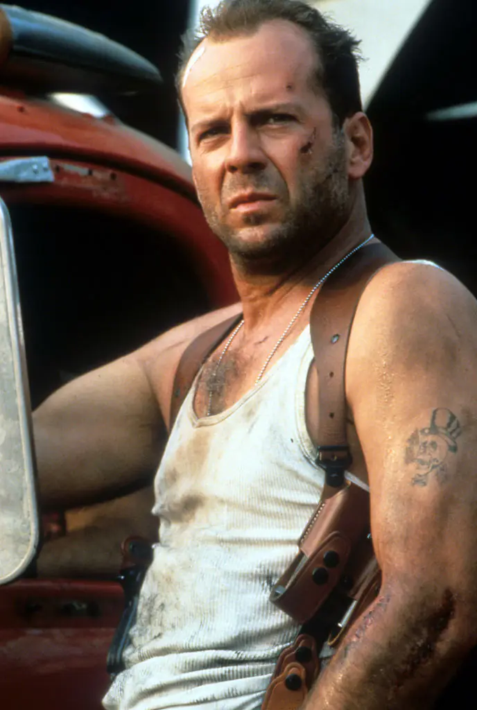 Viewers are saying Carry On is better than Bruce Willi's Die Hard. Credit: Archive Photos / Getty