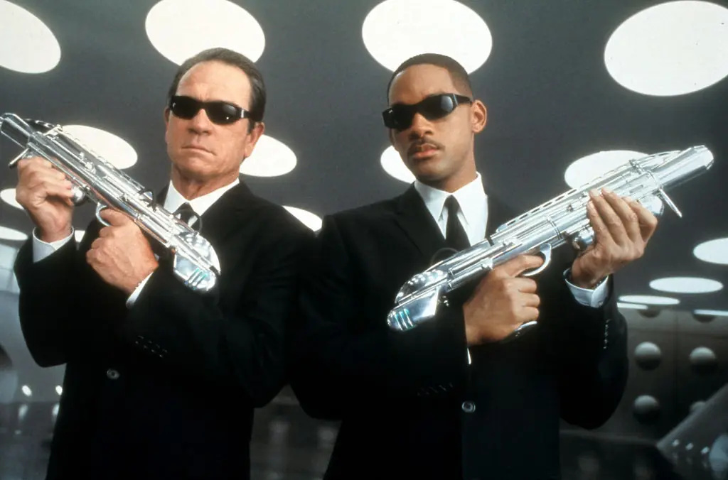 Will Smith and Tommy Lee Jones in Men in Black. Credit: Archive Photos/Columbia Pictures/Getty