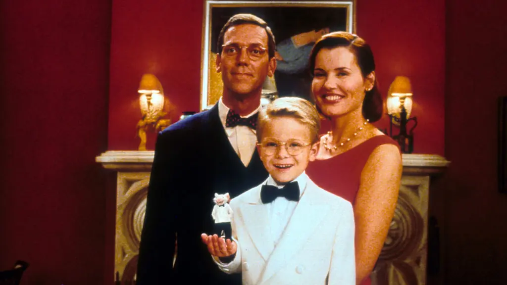 Hugh Laurie, Jonathan Lipnicki and Geena Davis