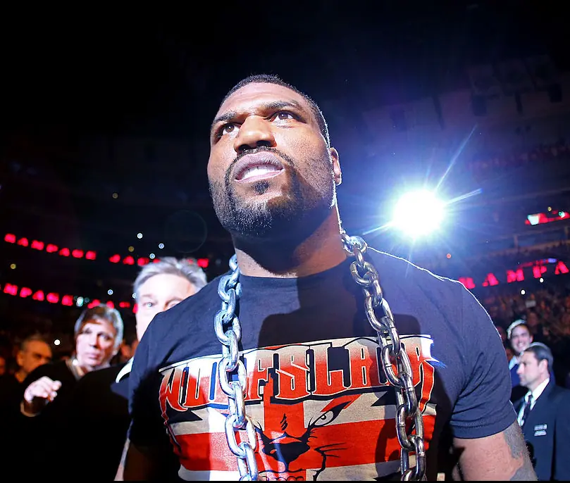 Rampage Jackson has apologized for his son. Credit: Al Bello / Getty