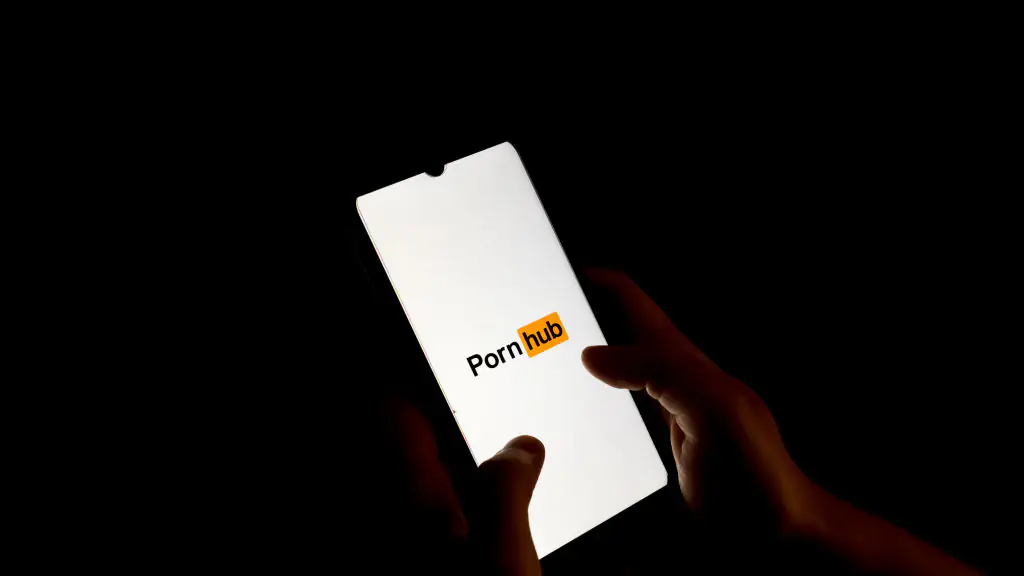 Pornhub on phone