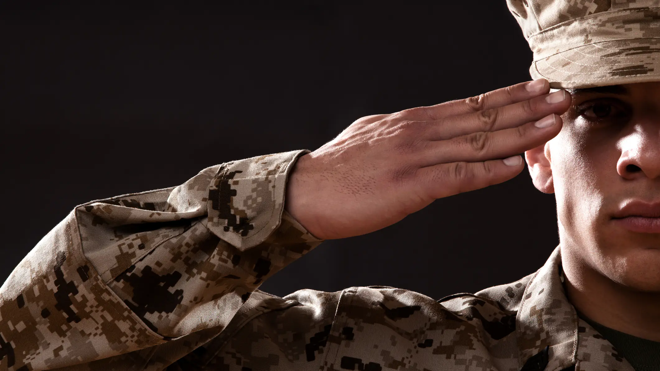 US Marine stock image