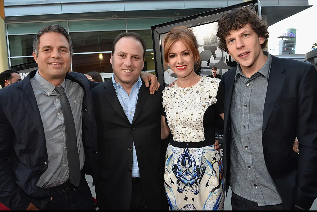 Fisher starred alongside Mark Ruffalo ansdJesse Eisenberg.  Credit: Alberto E. Rodriguez / Getty