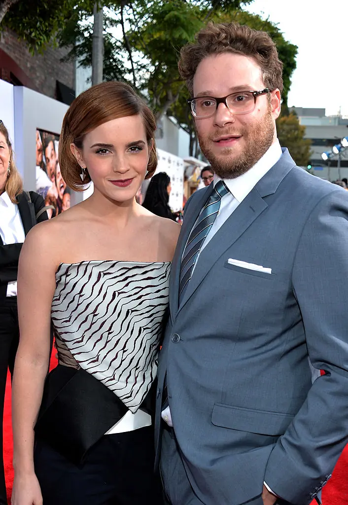 Emma Watson starred alongside Seth Rogen in the 2013 film. Credit: Alberto E. Rodriguez / Getty