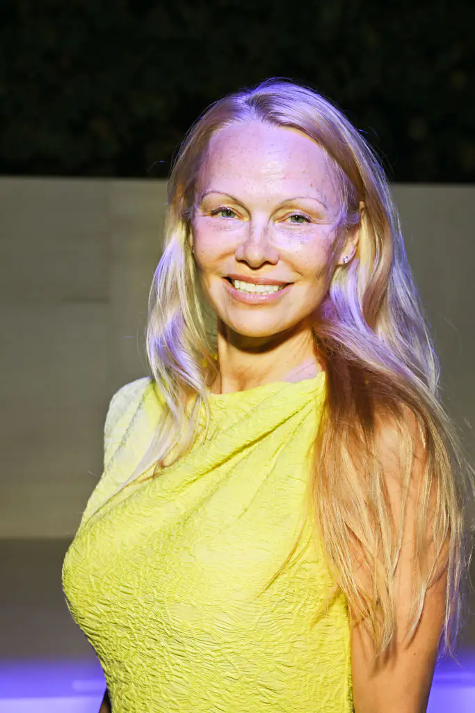 Anderson shocked audiences when she stepped out during Paris Fashion Week with no makeup back in 2023. Credit: Stephane Cardinale - Corbis/Corbis/Getty