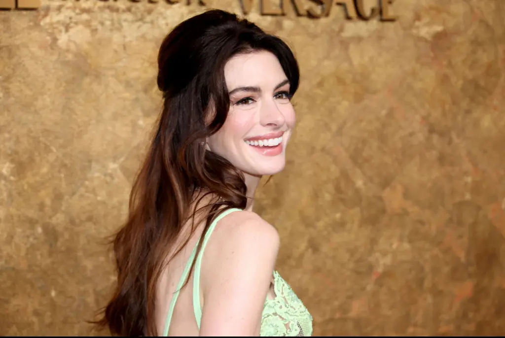 An interviewer has released a clip of Hathaway being "rude" to her. Credit: Cindy Ord/Getty