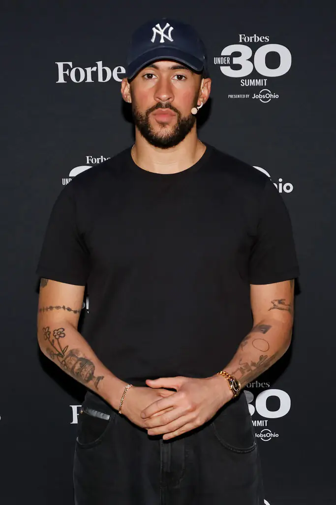 Bad Bunny is headlining Super Bowl 2026. Credit: Taylor Hill / Getty Images.