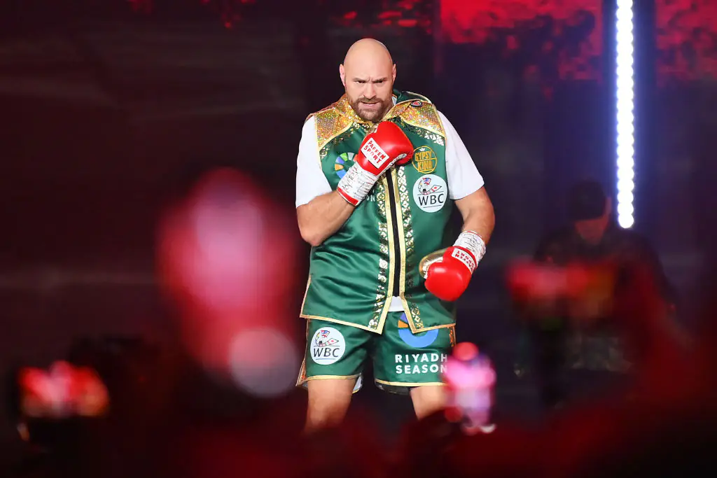 Tyson Fury made a memorable speech at his daughter's wedding. Credit: Justin Setterfield / Getty