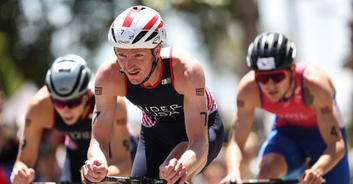 Team USA triathlete reveals the gross way athletes prepare to swim in dirty water