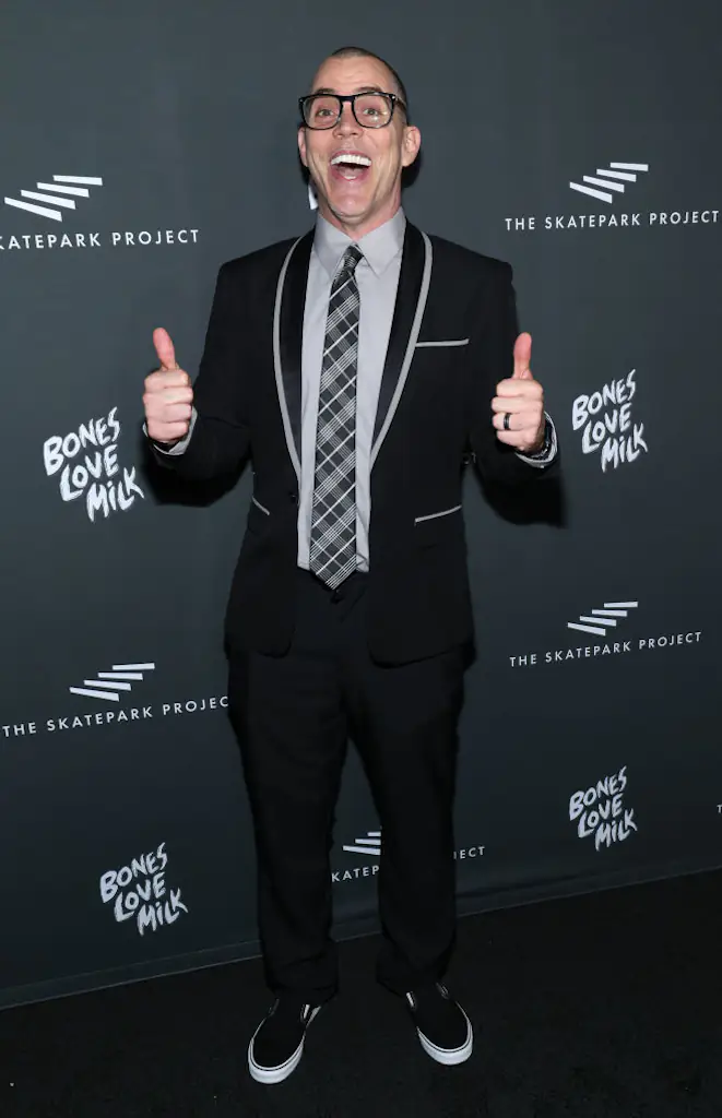 Steve-O had planned to have the breast implants for two months before removing them. Credit: Phillip Faraone/Getty Images for The Skatepark Project