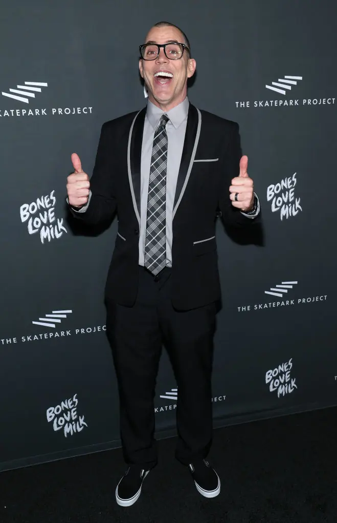 Steve-O had planned to have the breast implants for two months before removing them. Credit: Phillip Faraone/Getty Images for The Skatepark Project