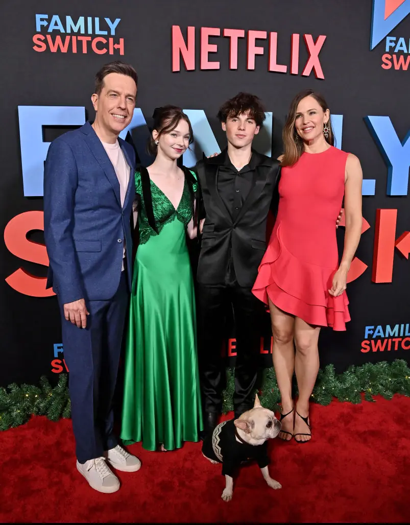 Netflix's Christmas movie, Family Switch, has an implied incest scene. Credit: Axelle/Bauer-Griffin / Getty