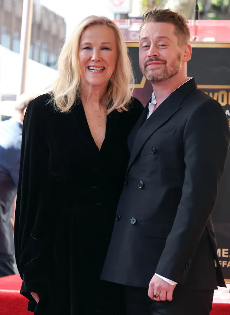 Catherine O'Hara and Macaulay Culkin reunited at his star ceremony. Credit: Amy Sussman / Getty