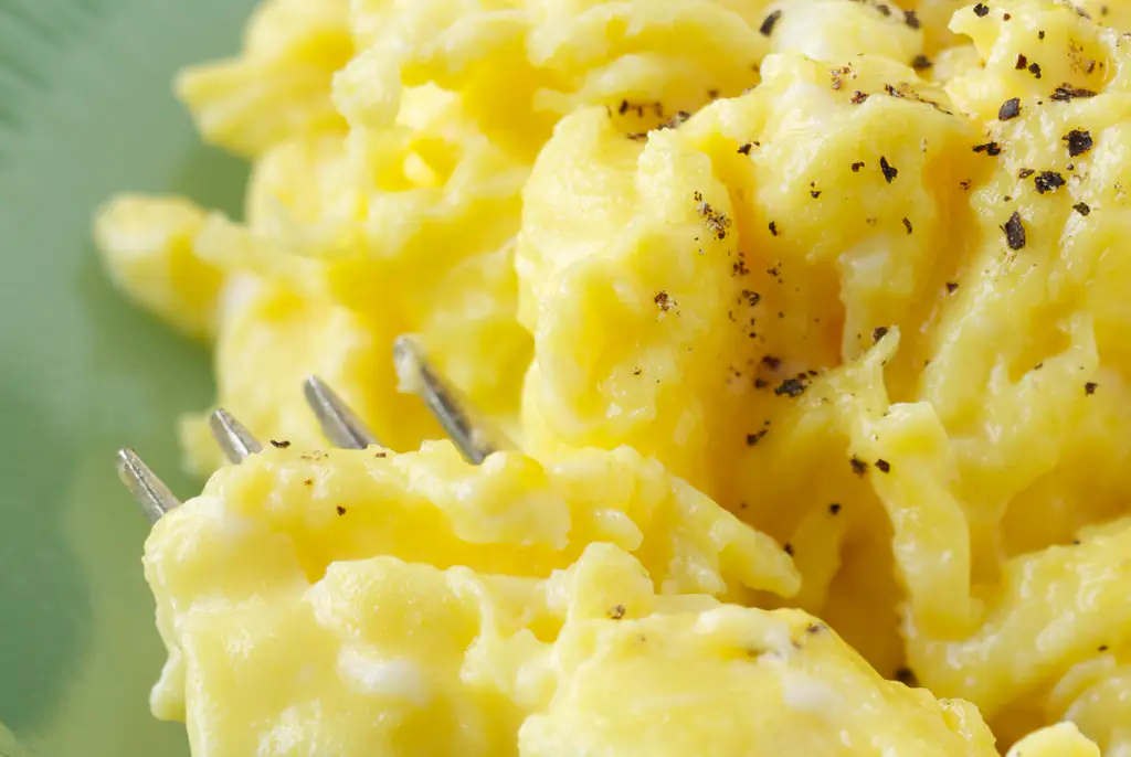 Be careful with those scrambled eggs! Credit: billnoll / Getty