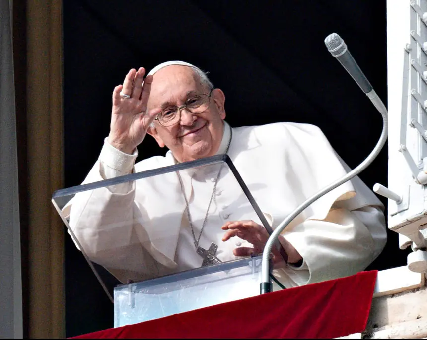 The Vatican says that Pope Francis spent a "quiet night" in hospital. Credit: Vatican Pool / Getty
