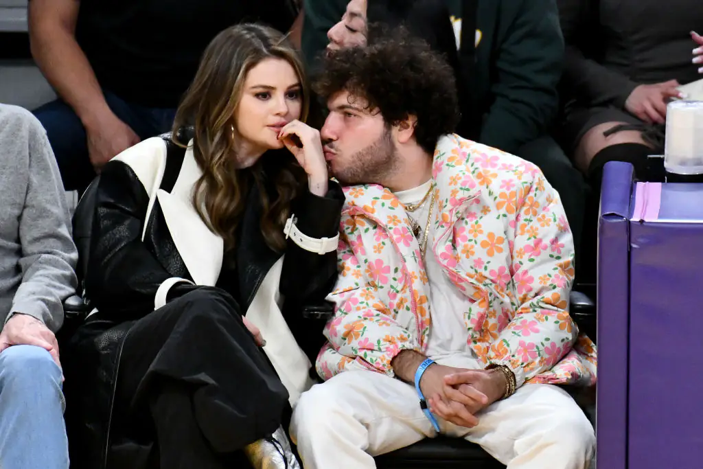 Gomez and Blanco have been dating since 2023 . Credit: Allen Berezovsky/Getty
