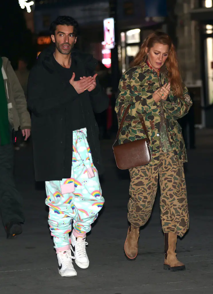 Baldoni and Lively are seen on the set of 'It Ends with Us'. Credit: Jose Perez/Bauer-Griffin/GC Images/Getty