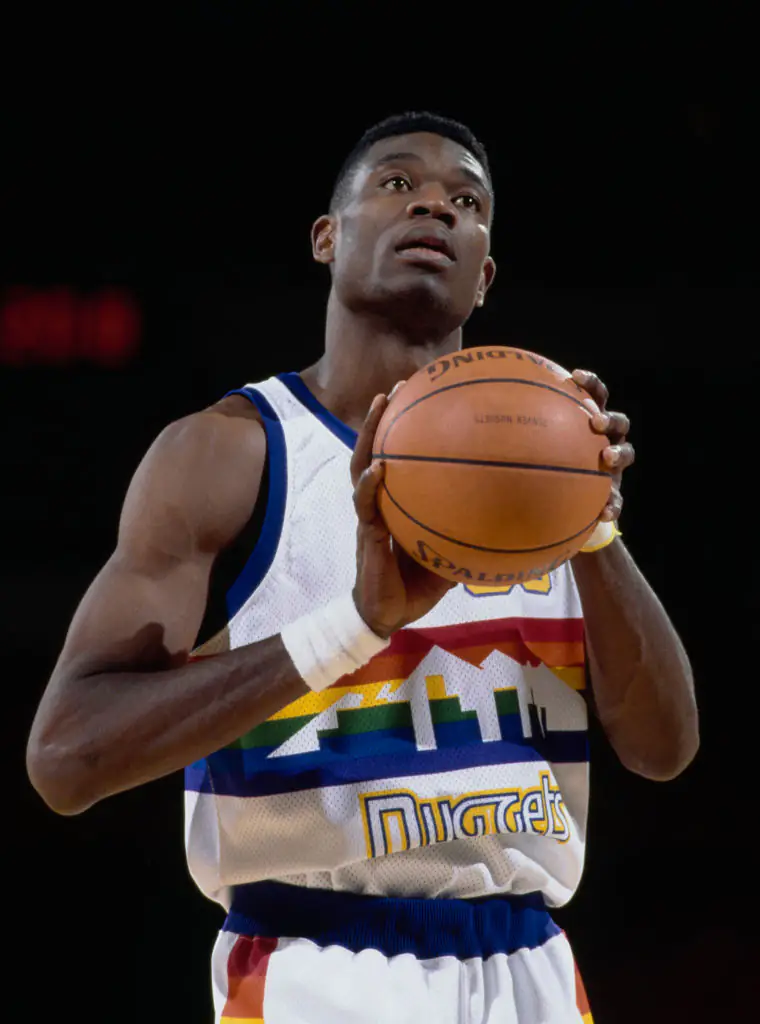 Dikembe Mutombo battled brain cancer. Credit: Tim DeFrisco / Getty