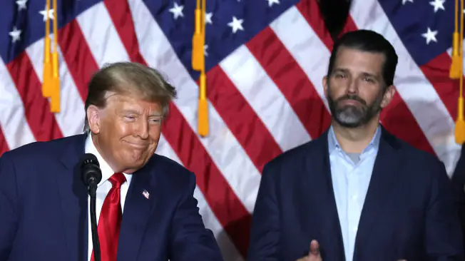 Donald Trump, Eric Trump and Donald Trump Jr