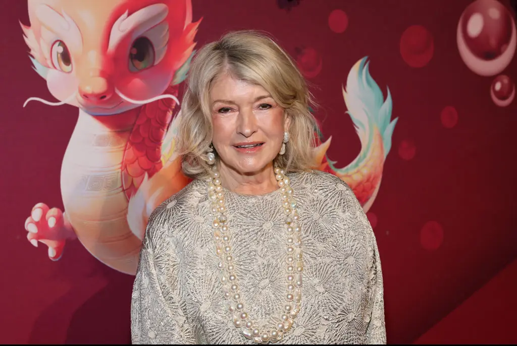 Martha assured her followers that the images were not taken with a flash. Credit: Theo Wargo/Getty Images for CCTV Prelude to Lunar New Year