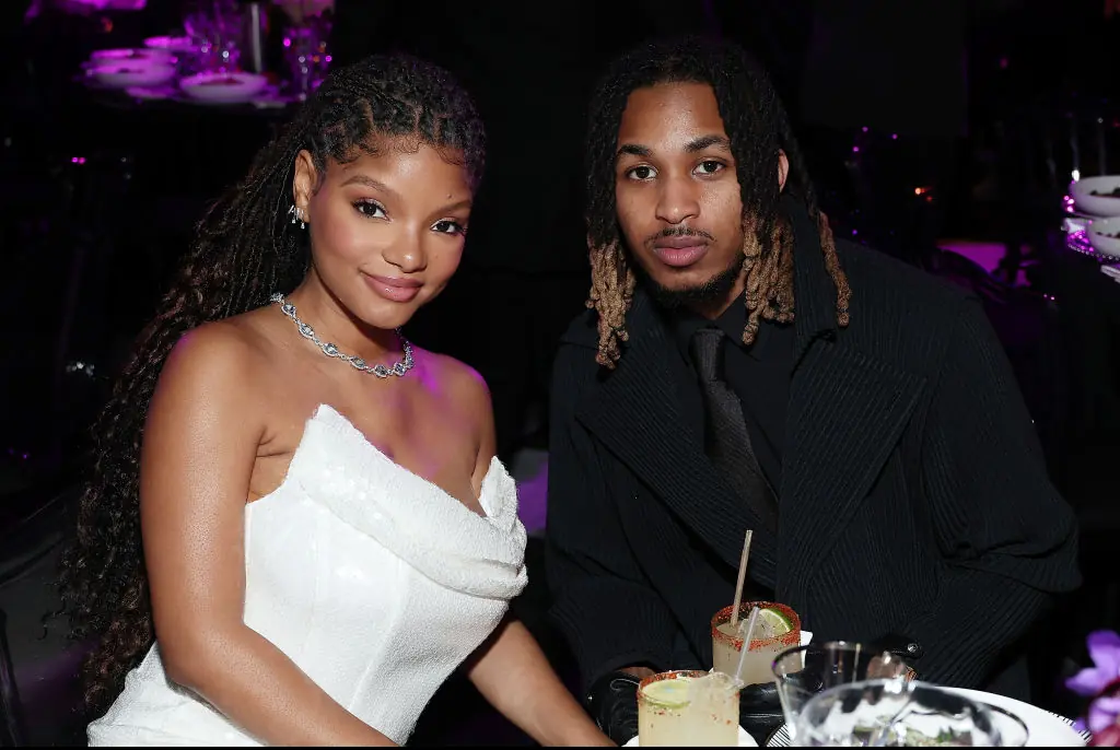 The pair welcomed Halo in 2023. Credit: Leon Bennett/Getty/The Recording Academy