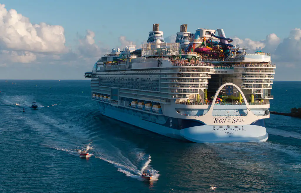 Shocking moment cruise passenger is ‘sliced open’ as Icon of the Seas waterslide shatters