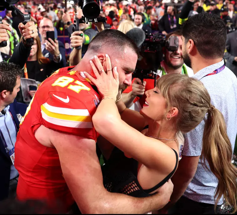 Swift's relationship with the Chief's Travis Kelce is probably partly to blame for the boos. Credit:  Ezra Shaw/Getty Images