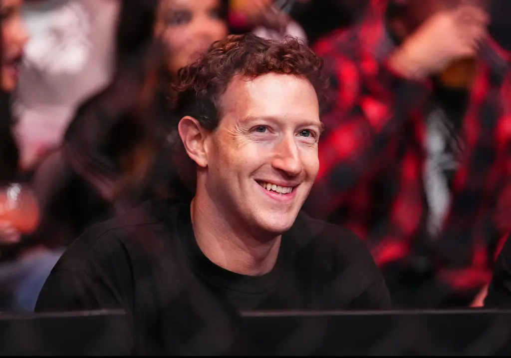 Zuckerberg recently shared a cover of a raunchy hit from 2002. Credit: Chris Unger/Zuffa LLC/Getty