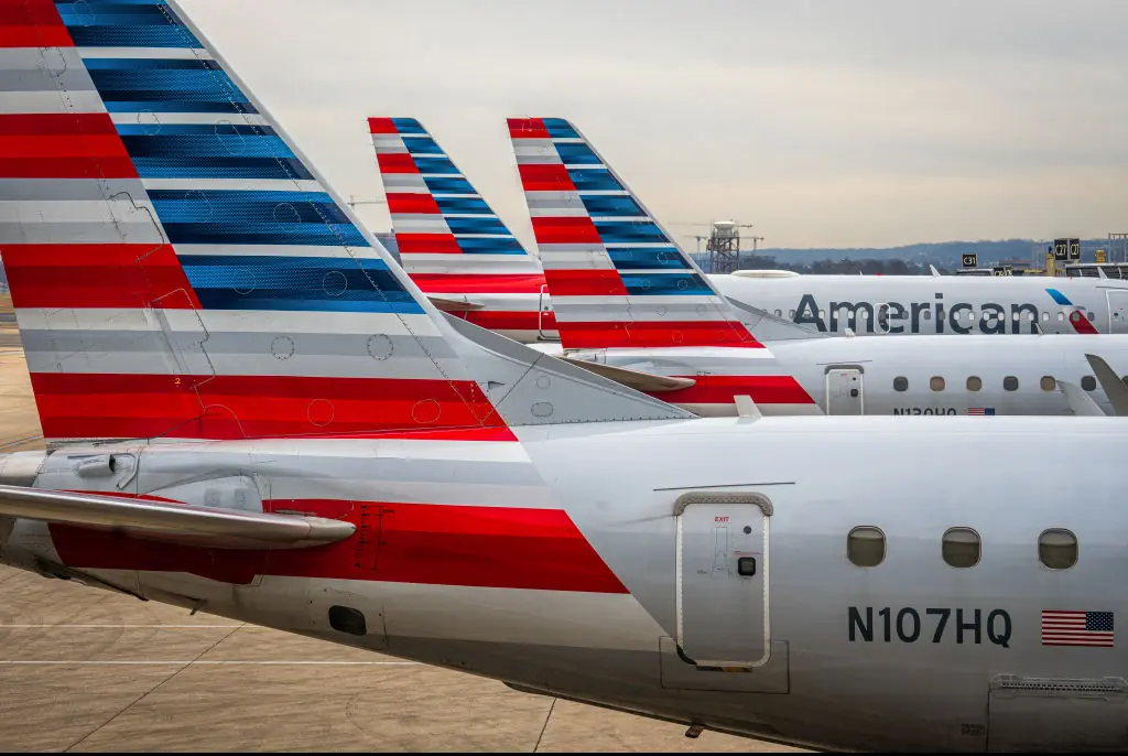 American Airlines grounded all of its flights on Christmas Eve. Credit: J. David Ake / Getty