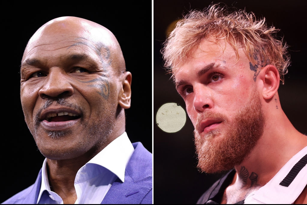 Mike Tyson and Jake Paul