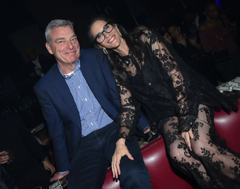 Gertz and her husband Anthony Ressler. Credit: Vivien Killilea / Getty