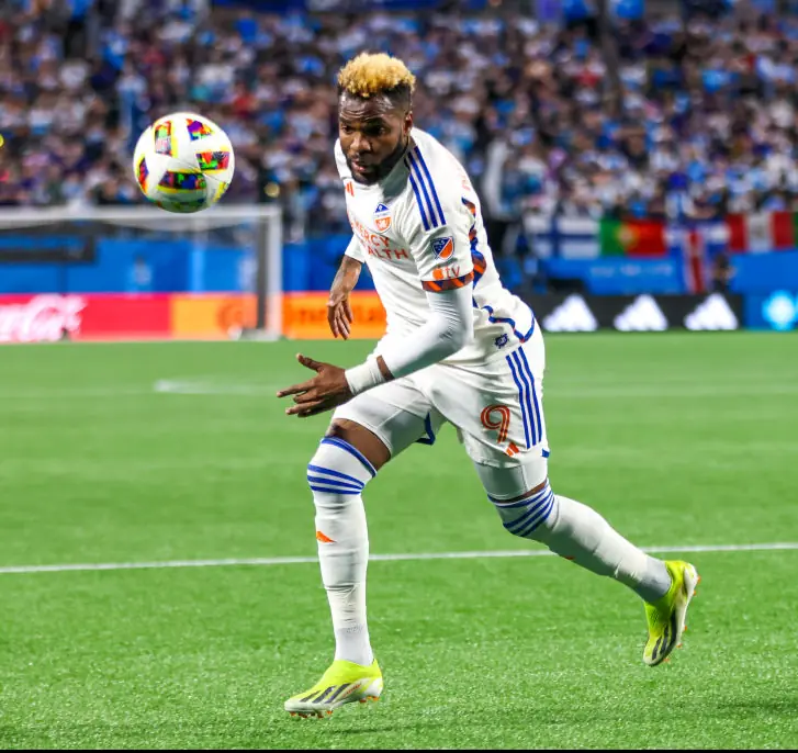 Aaron Boupendza has died aged 28. Credit:  David Jensen / Getty Images