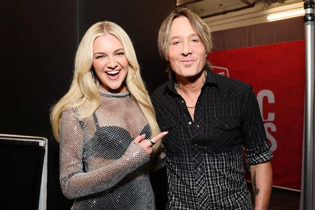 Kelsea Ballerini and Keith Urban. Credit: Kevin Mazur / Getty