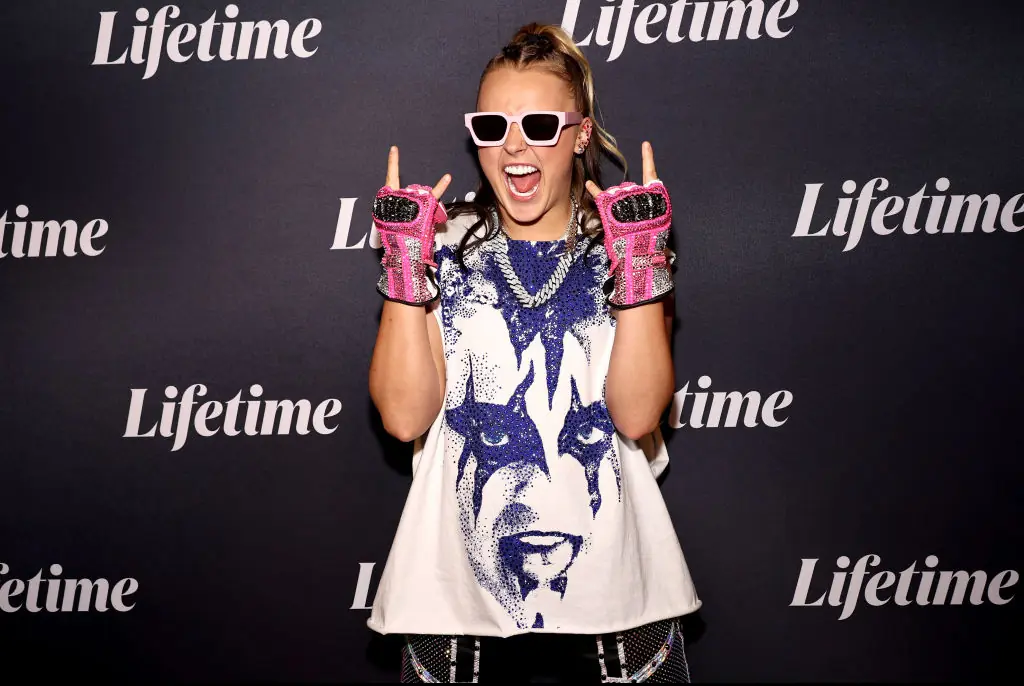 Siwa said that she'll name her kids Freddie, Eddie, and Teddie. Credit: Jamie McCarthy/Getty 