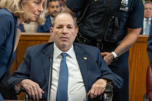 Harvey Weinstein is hospitalized with 'Covid and double pneumonia' amid health struggles in prison