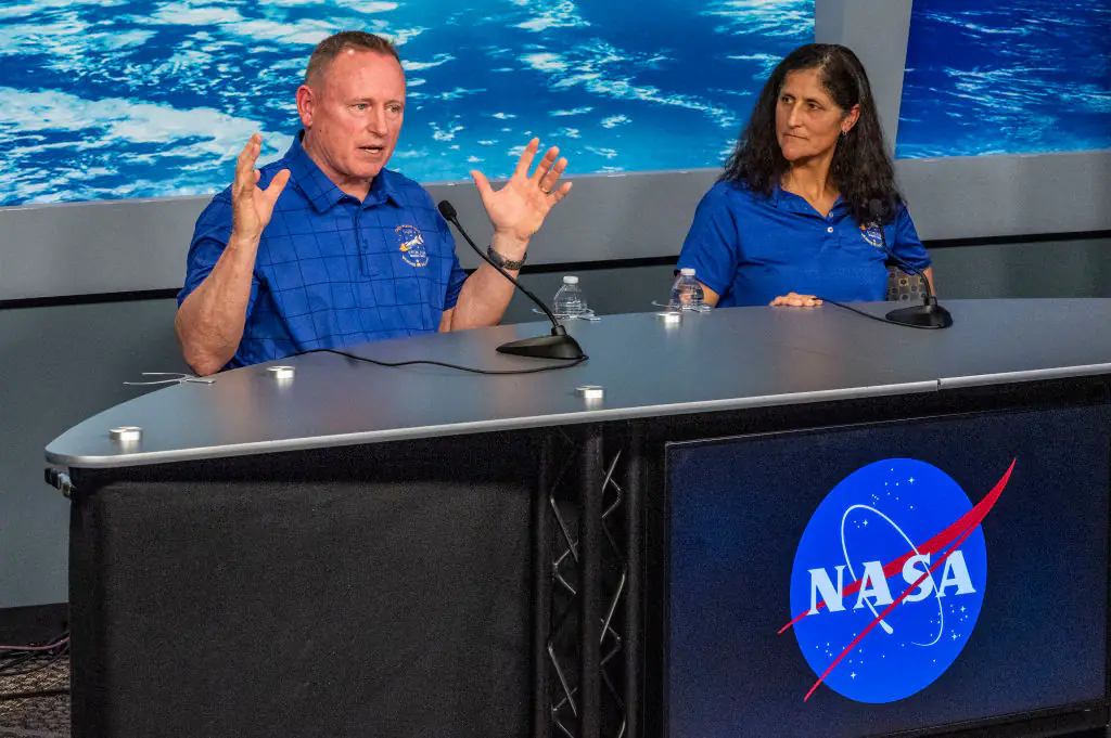 Barry 'Butch' Wilmore and Sunita 'Suni' Williams are finally back on Earth. Credit: Houston Chronicle/Hearst Newspapers / Getty