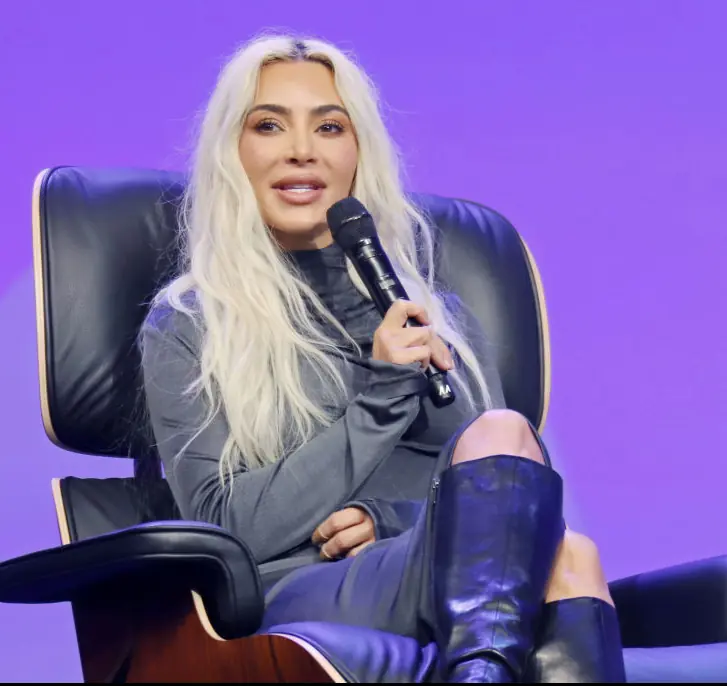 Kim Kardashian has revealed new face wear. Credit: Tristar Media / Getty