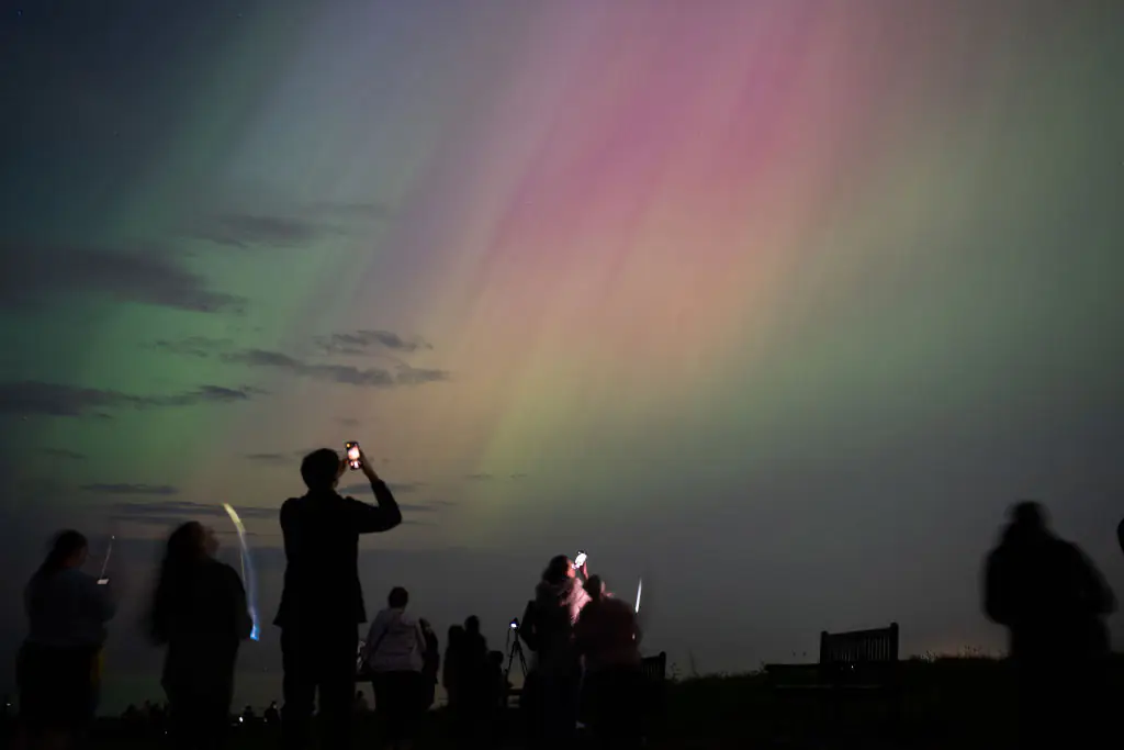 You can take a picture of the Northern Lights but it may be faint. Credit: Ian Forsyth / Getty