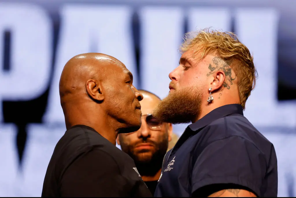 Tyson and Paul are scheduled to fight on Friday. Credit: Sarah Stier/Getty/Netflix