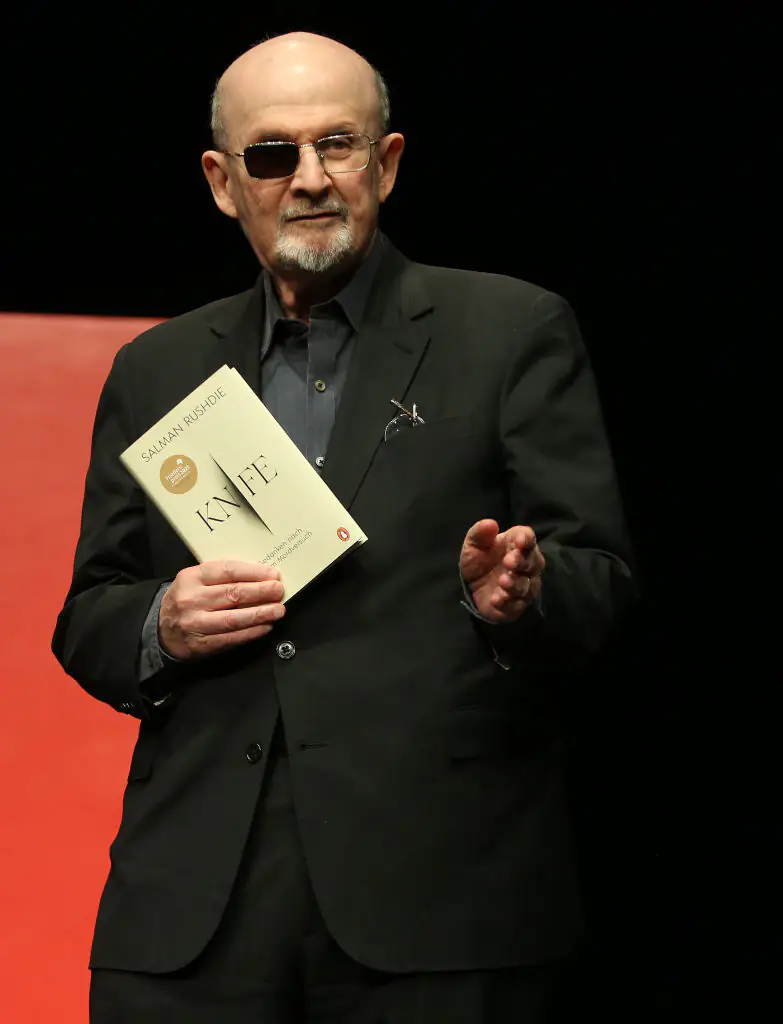 The author spoke about his traumatic experience in his autobiographical memoir, titled Knife. Credit: Adam Berry / Getty